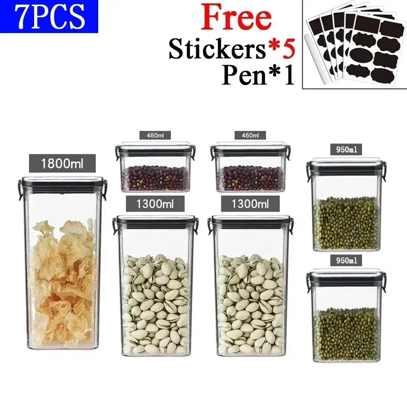 Airtight Kitchen Storage Jars