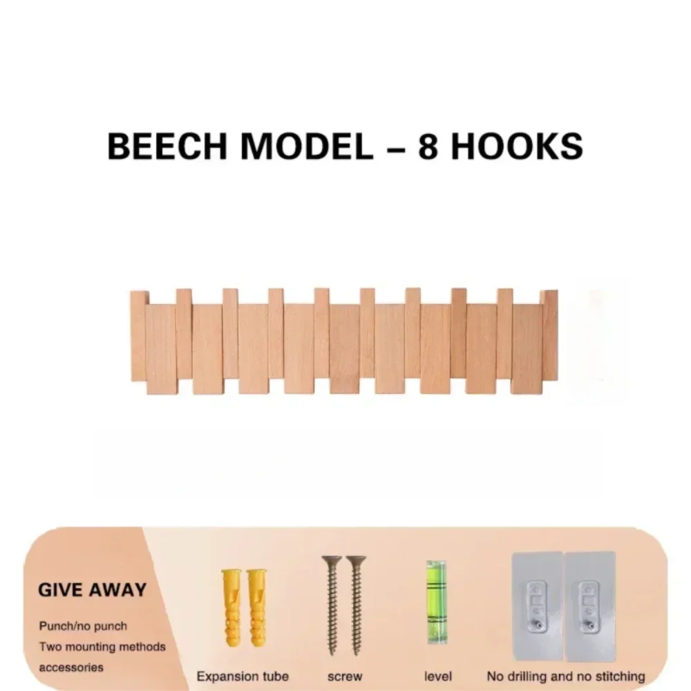 Modern Piano Key Wall Hooks