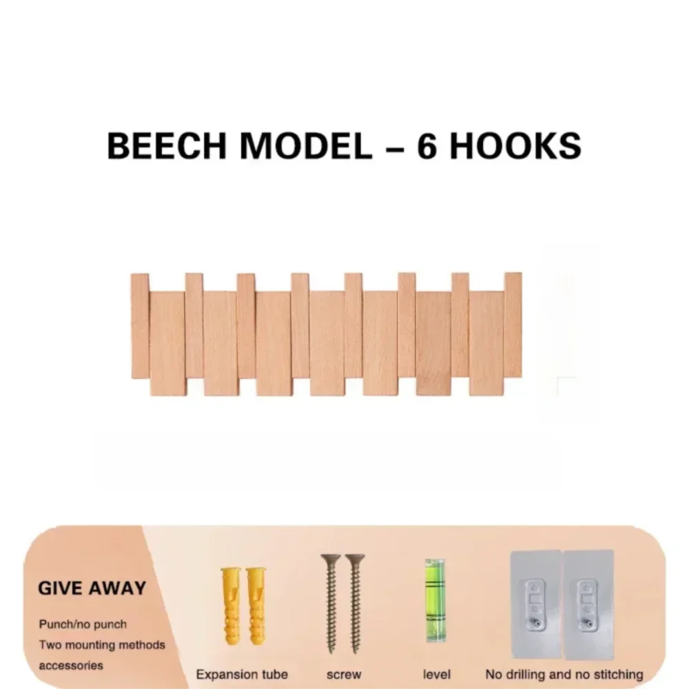 Modern Piano Key Wall Hooks
