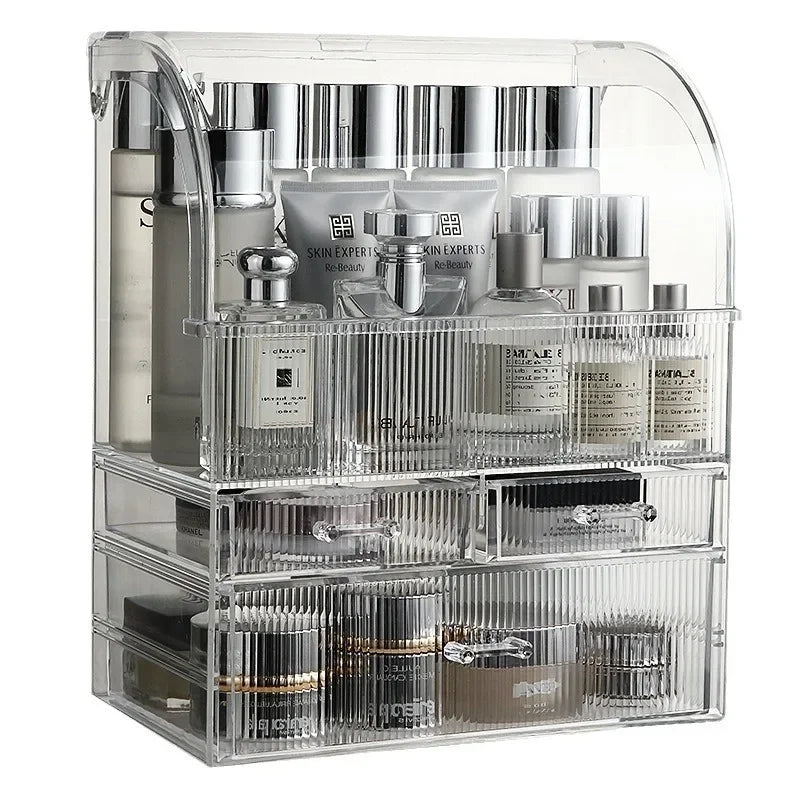 Clear Acrylic Makeup Organizer with Drawers