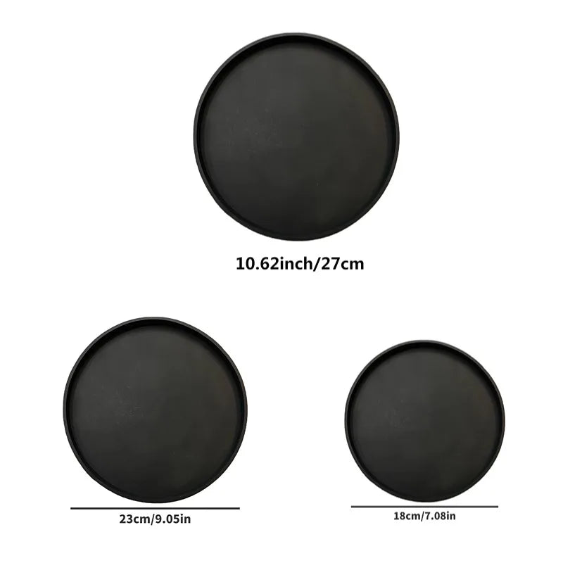 Elegant Round Silicone Tray