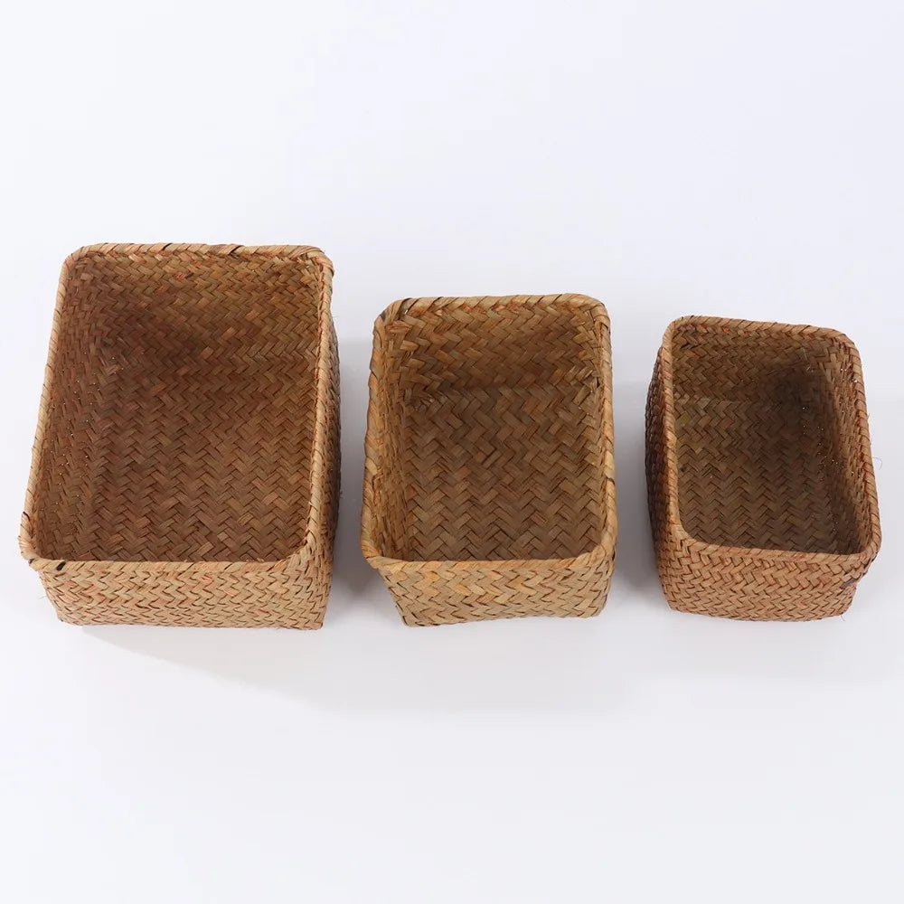 Artisan Handwoven Seagrass Basket