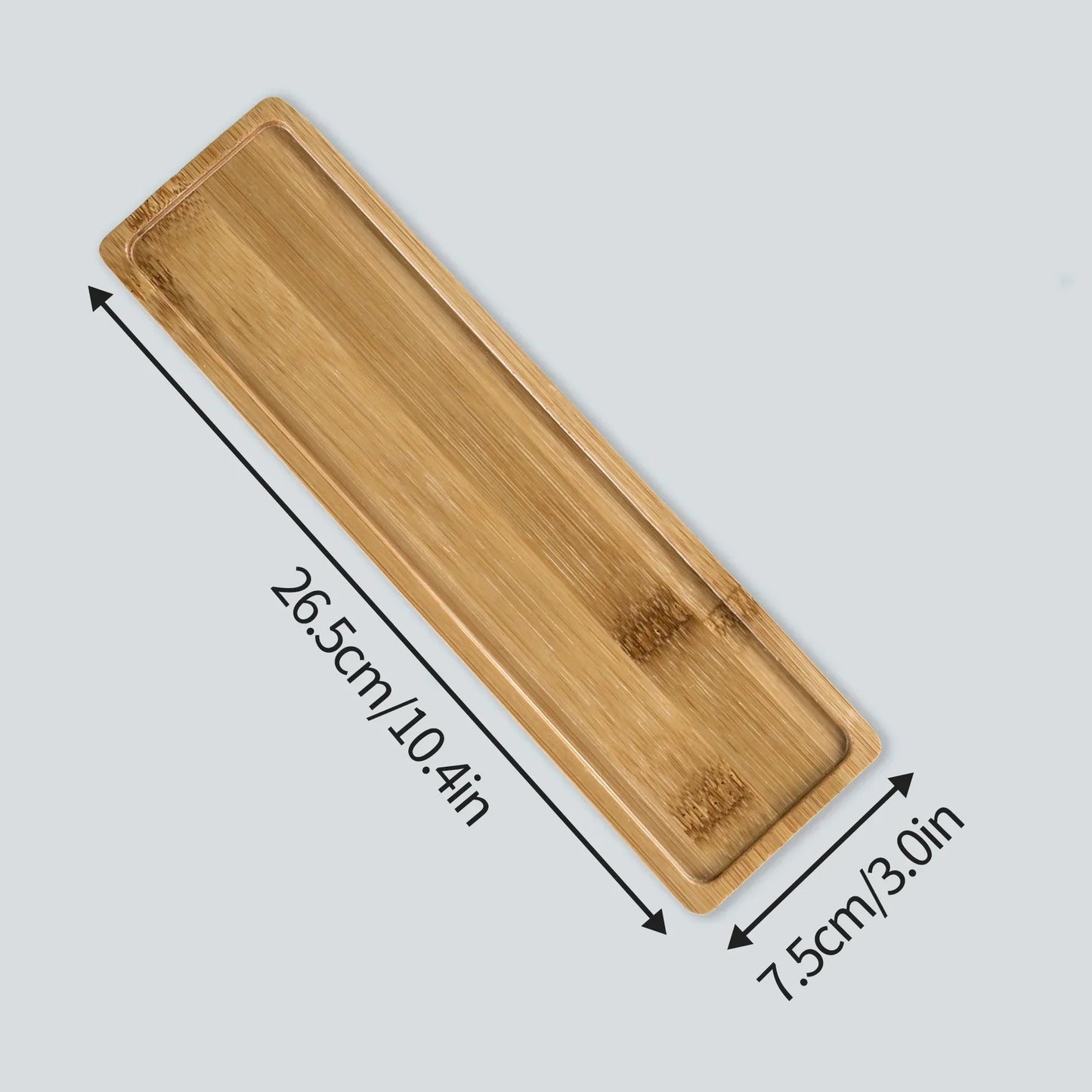 Natural Bamboo Coaster Tray