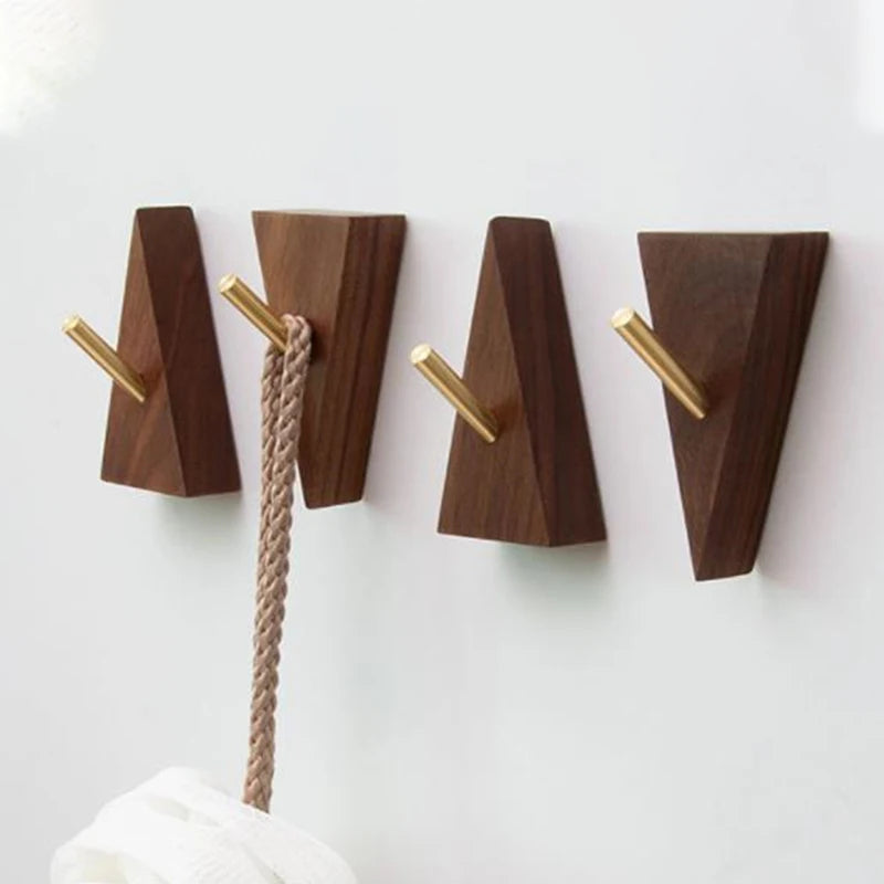 Elegant Brass & Wood Organizer for a Stylish Home