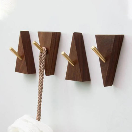 Elegant Brass & Wood Organizer for a Stylish Home