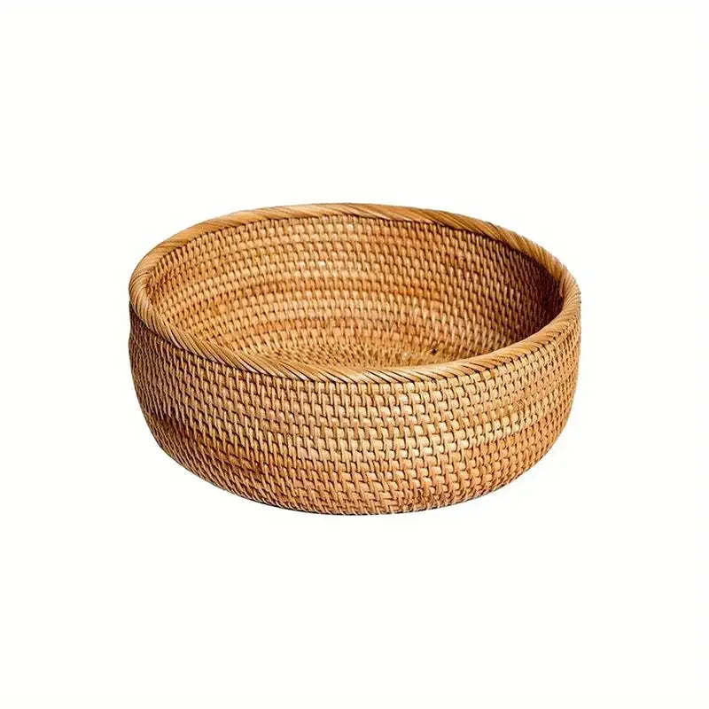 Handwoven Rattan Basket