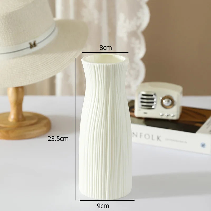 Minimalist Modern Plastic Flower Vase