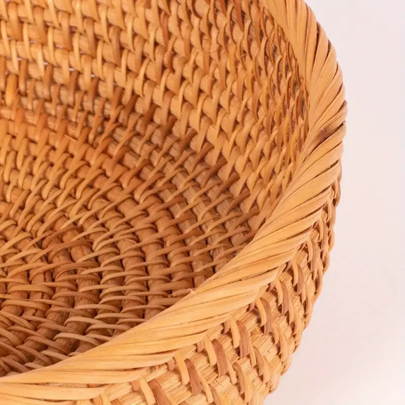 Handwoven Rattan Basket