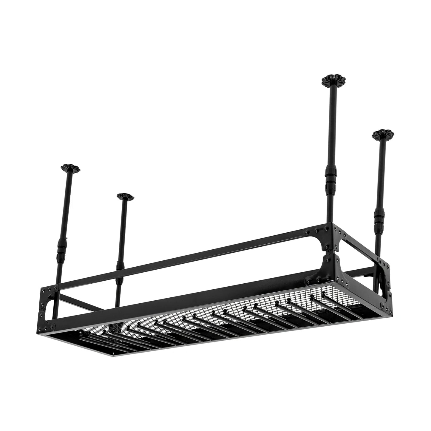 Metal Ceiling Mounted Hanging Wine Goblet Rack