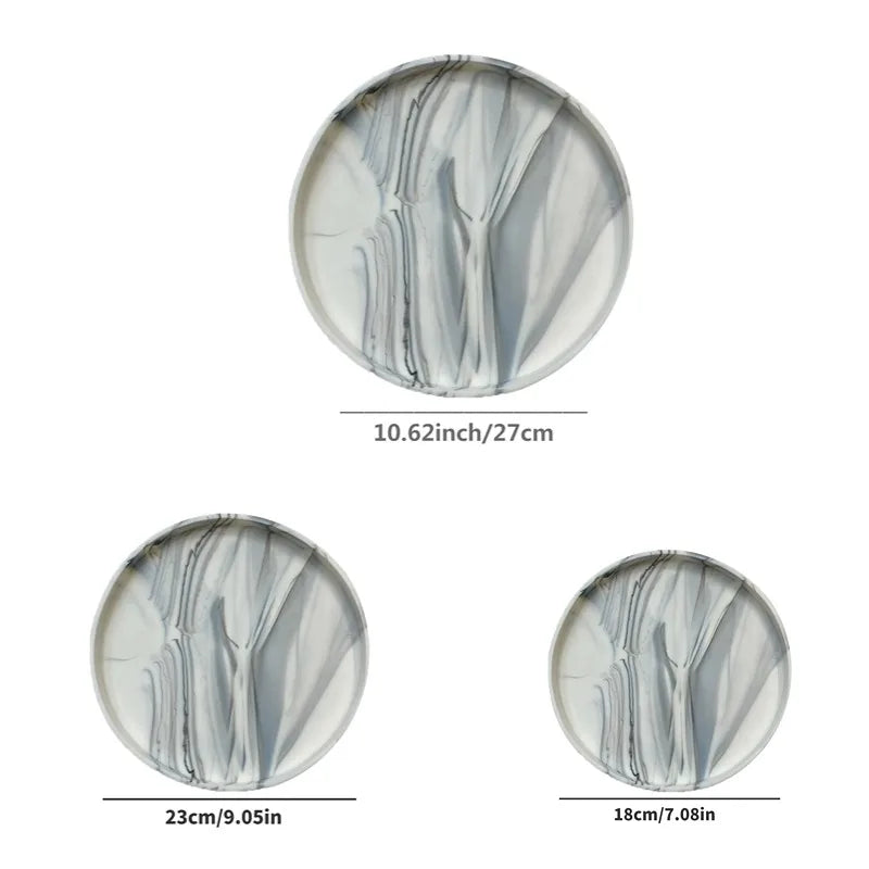 Elegant Round Silicone Tray