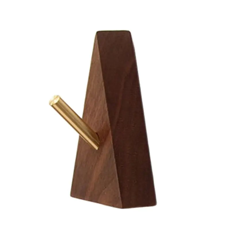 Elegant Brass & Wood Organizer for a Stylish Home