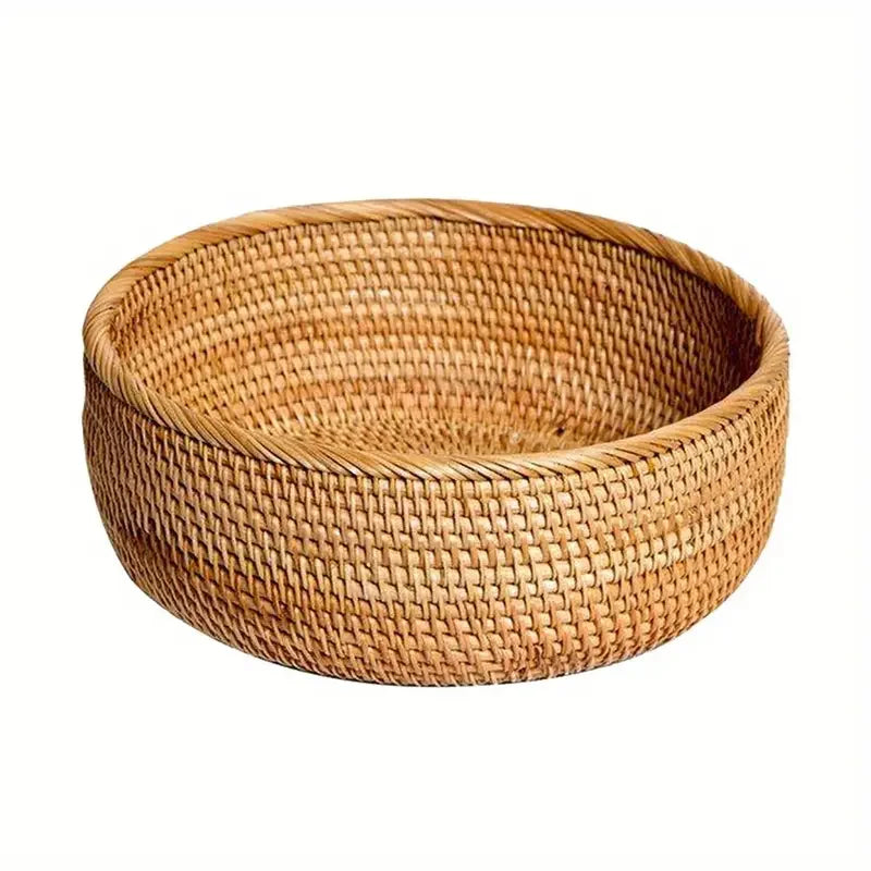 Handwoven Rattan Basket