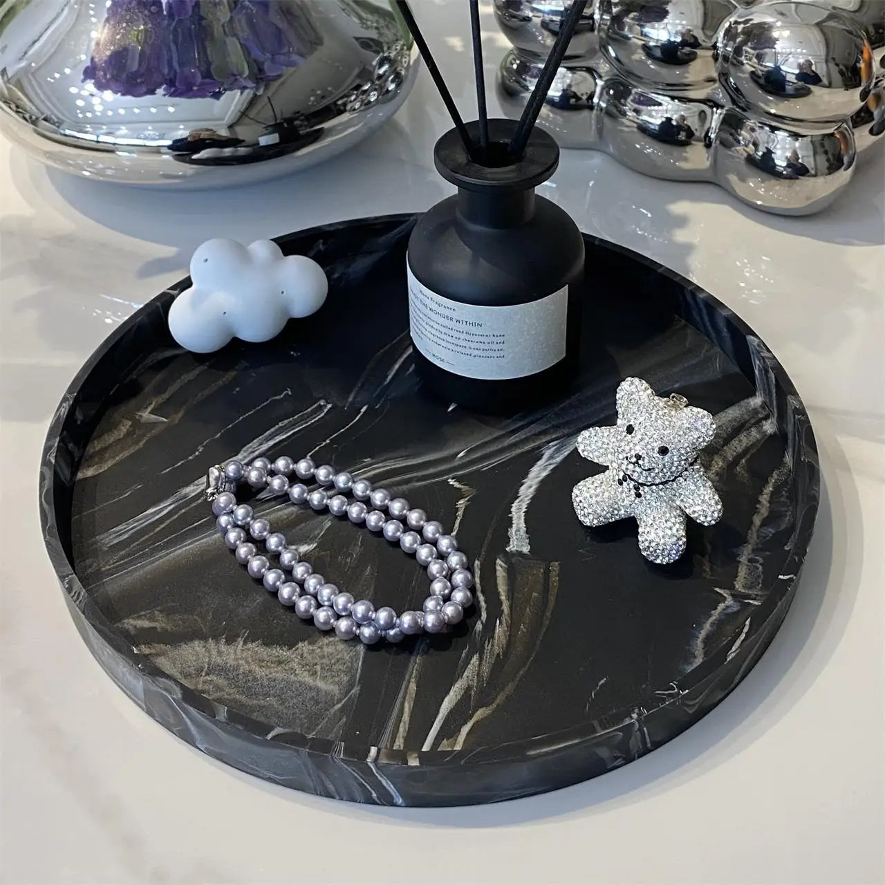 Elegant Round Silicone Tray