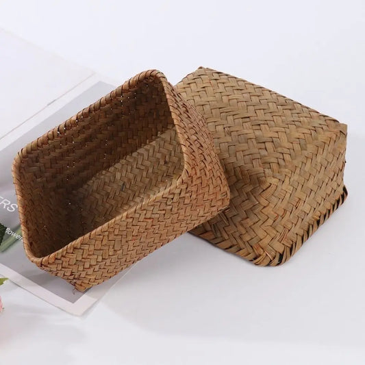 Artisan Handwoven Seagrass Basket