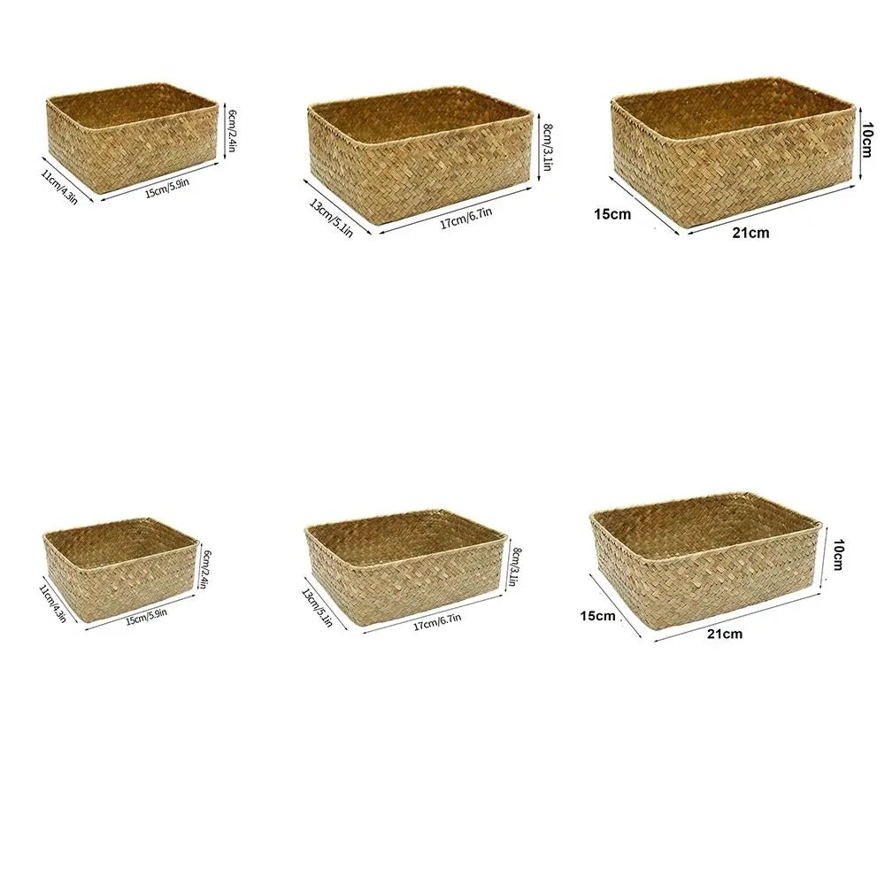Artisan Handwoven Seagrass Basket