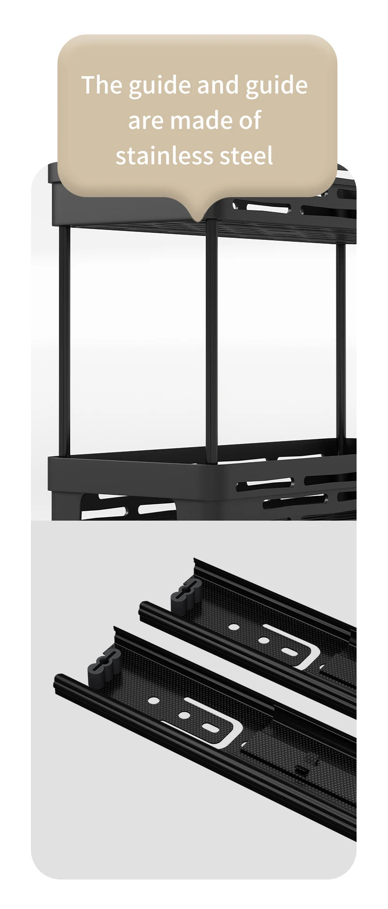 Pull-Out Double Layer Kitchen Organizer