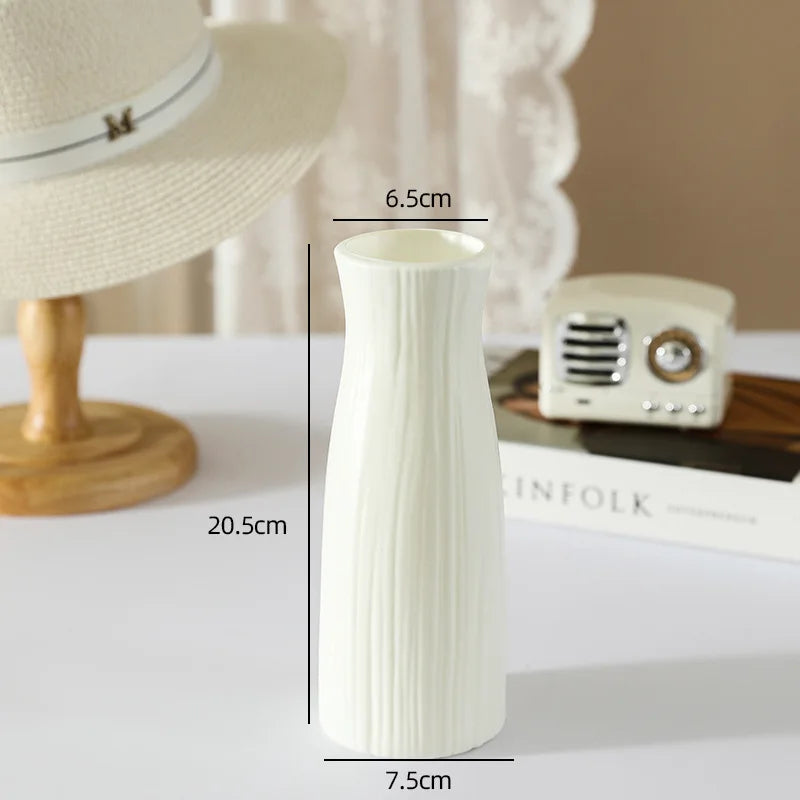 Minimalist Modern Plastic Flower Vase