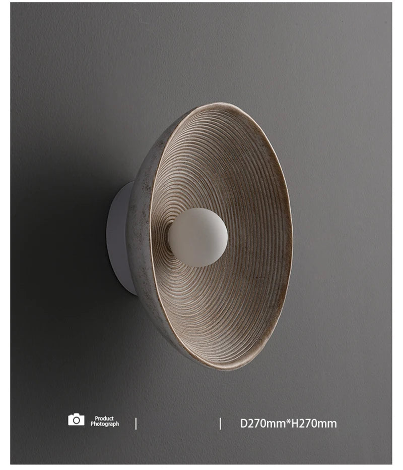 Nordic Wabi-Sabi LED Wall Lamp