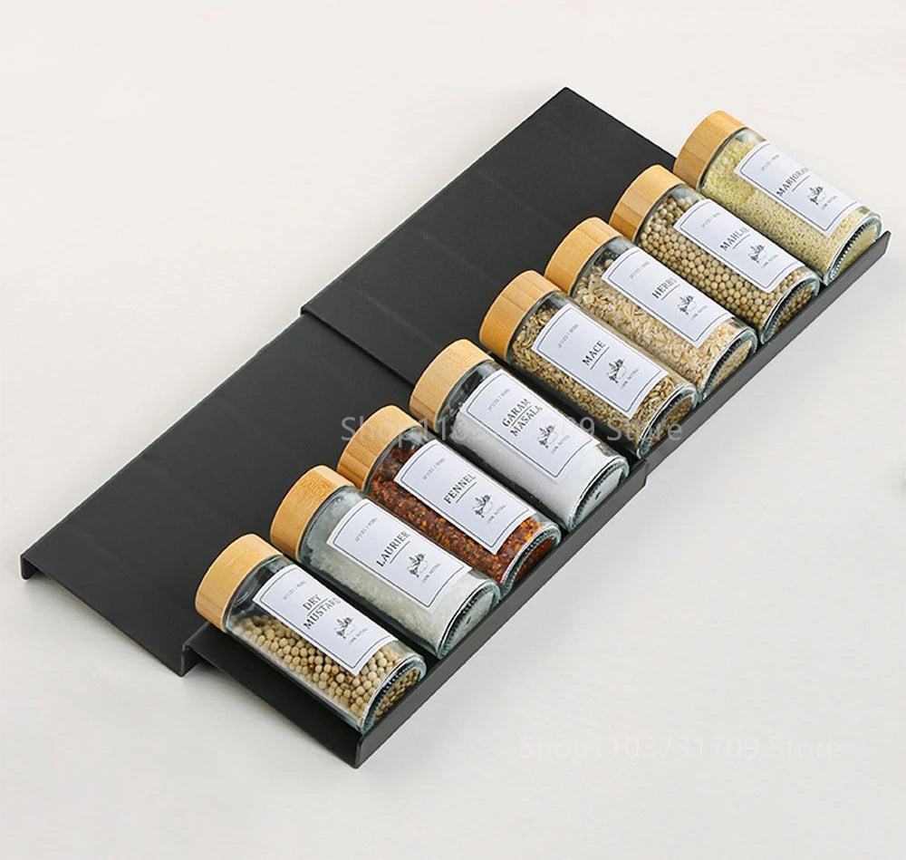 Adjustable Spice Rack Organizer