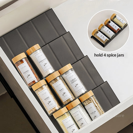 Adjustable Spice Rack Organizer