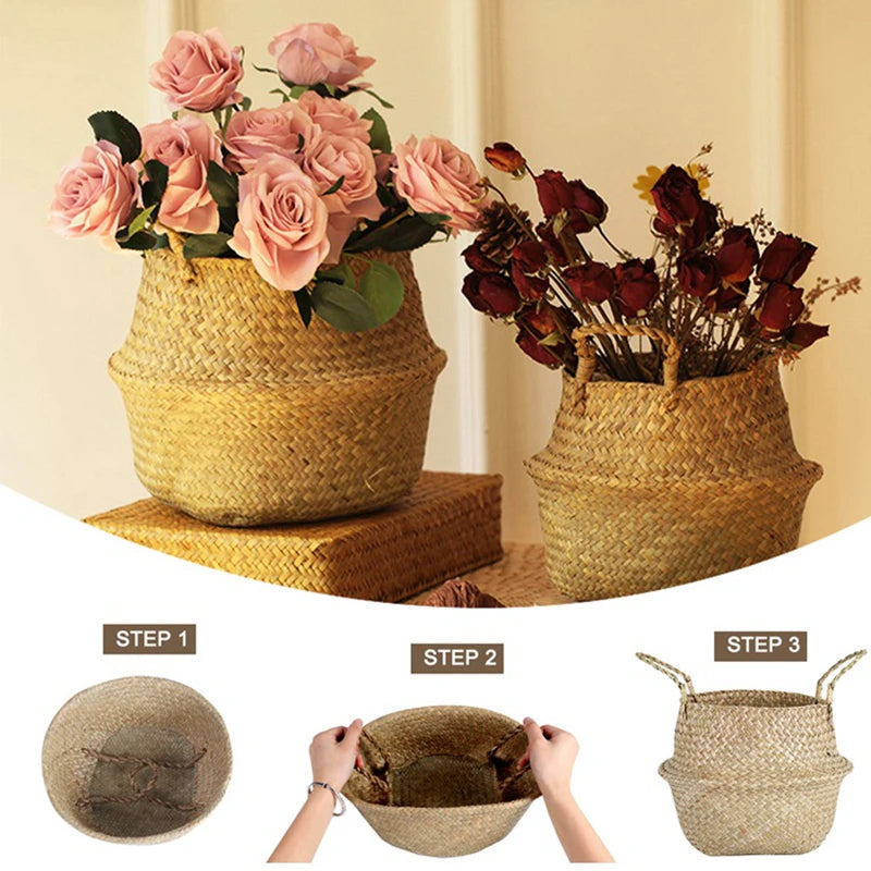 Handwoven Seagrass Basket