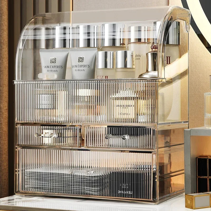 Clear Acrylic Makeup Organizer with Drawers