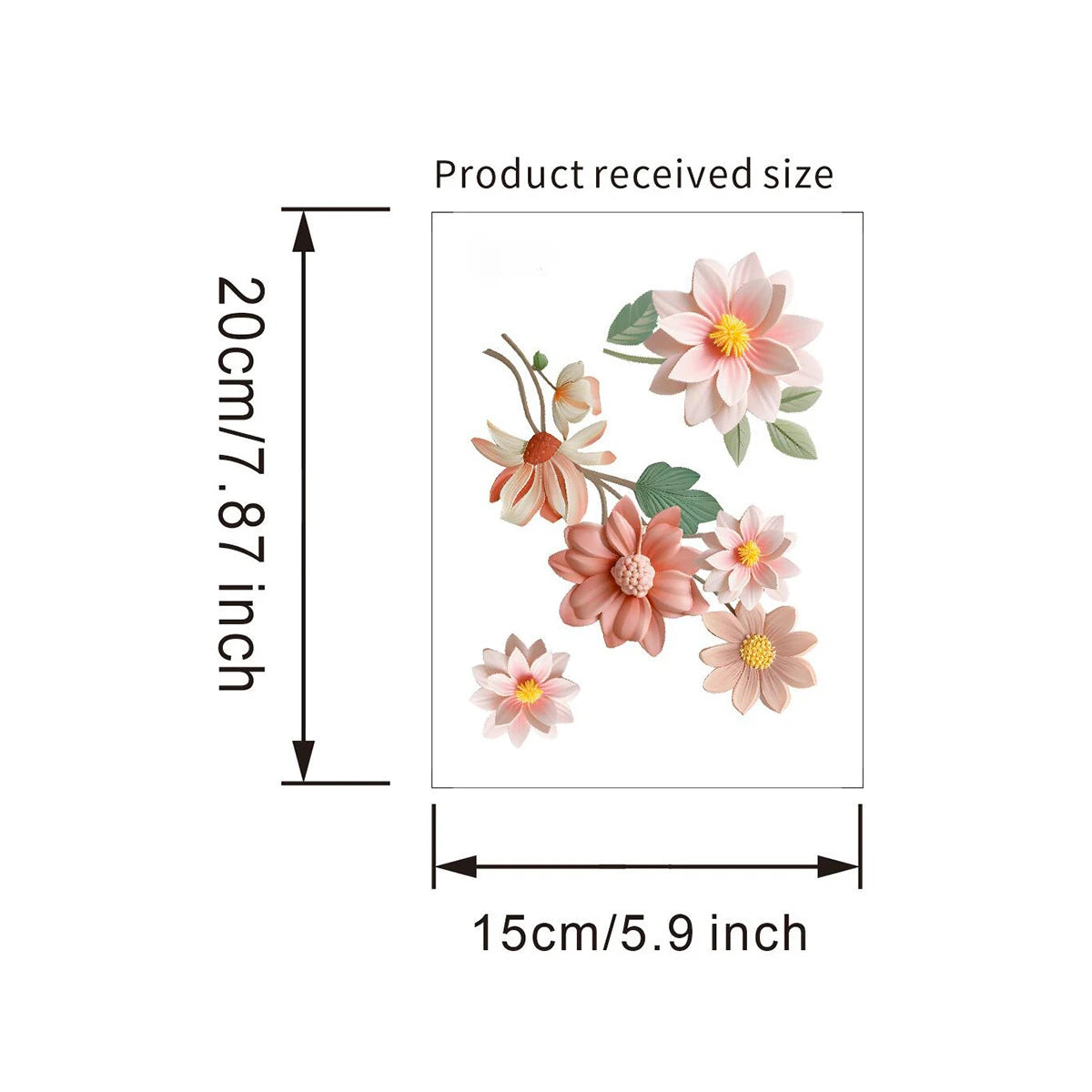 Flower Switch Wall Sticker