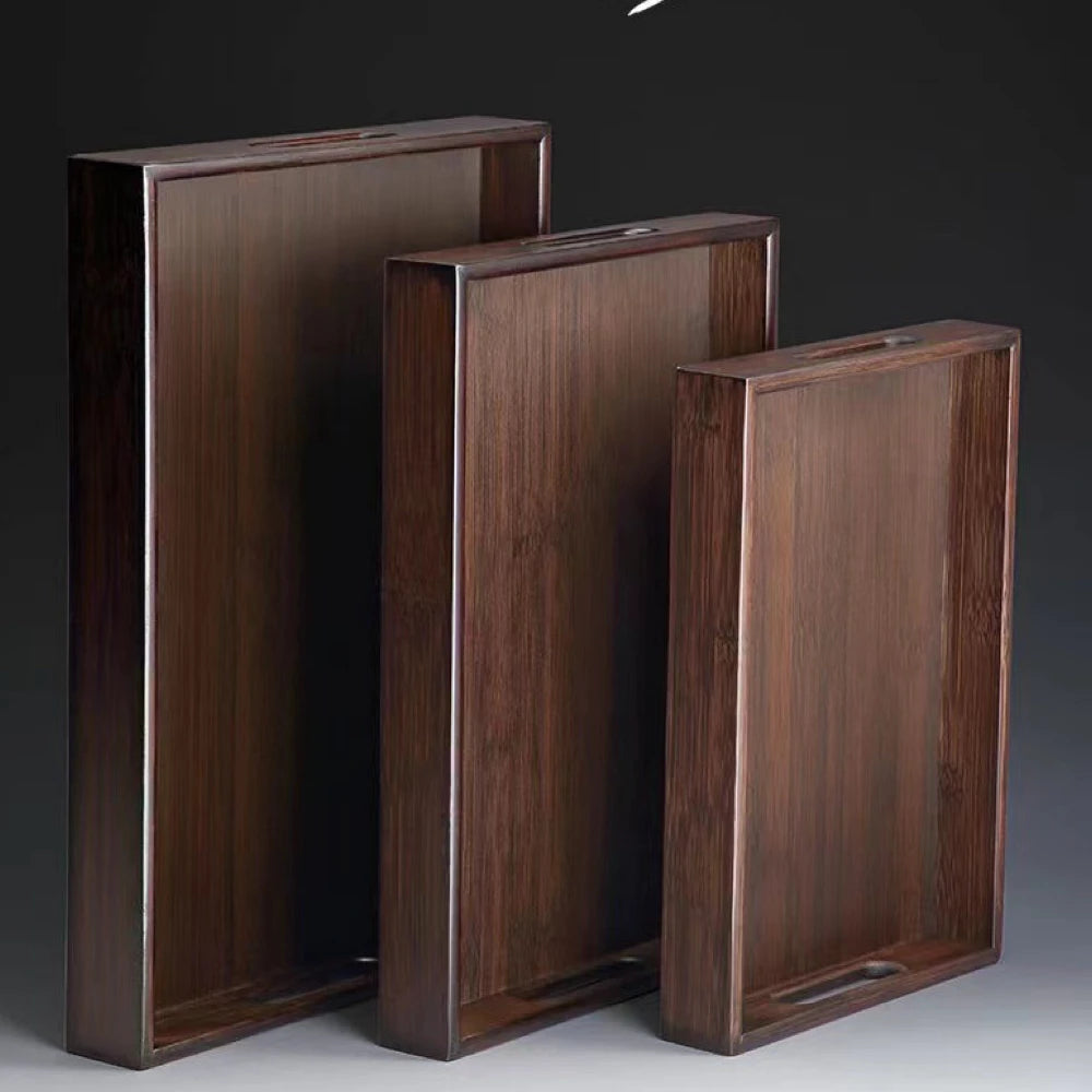 Wooden Serving Tray with Handles
