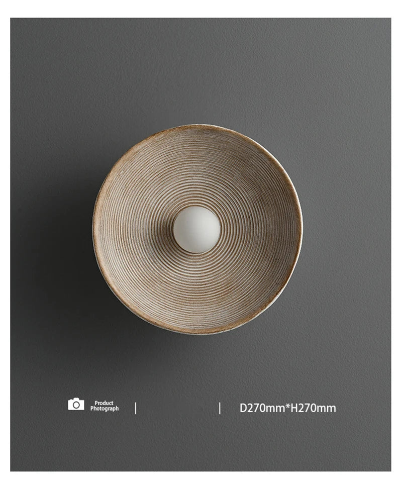 Nordic Wabi-Sabi LED Wall Lamp