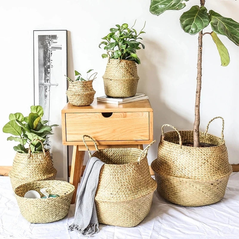 Handwoven Seagrass Basket