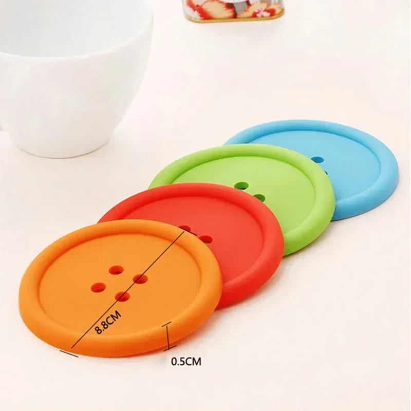 Colorful Silicone Coaster for Cups