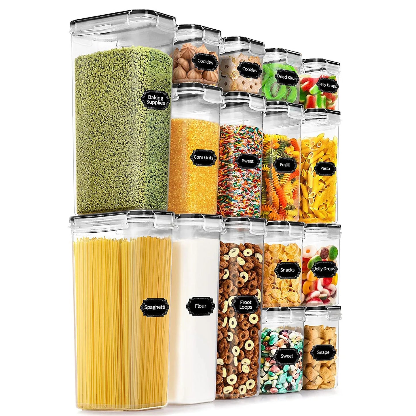 Transparent Airtight Grain Storage Container