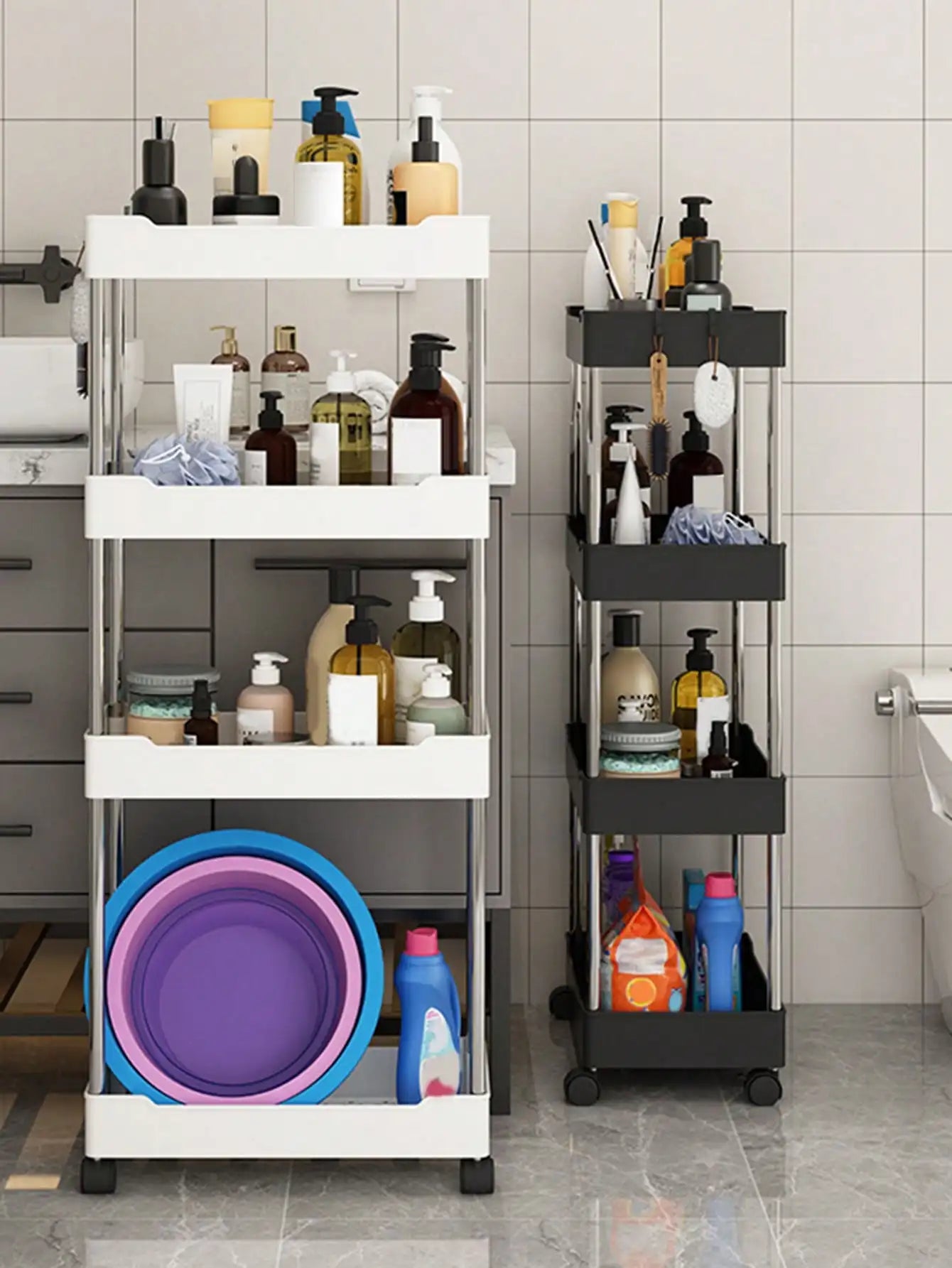 Movable Slim Storage Cart