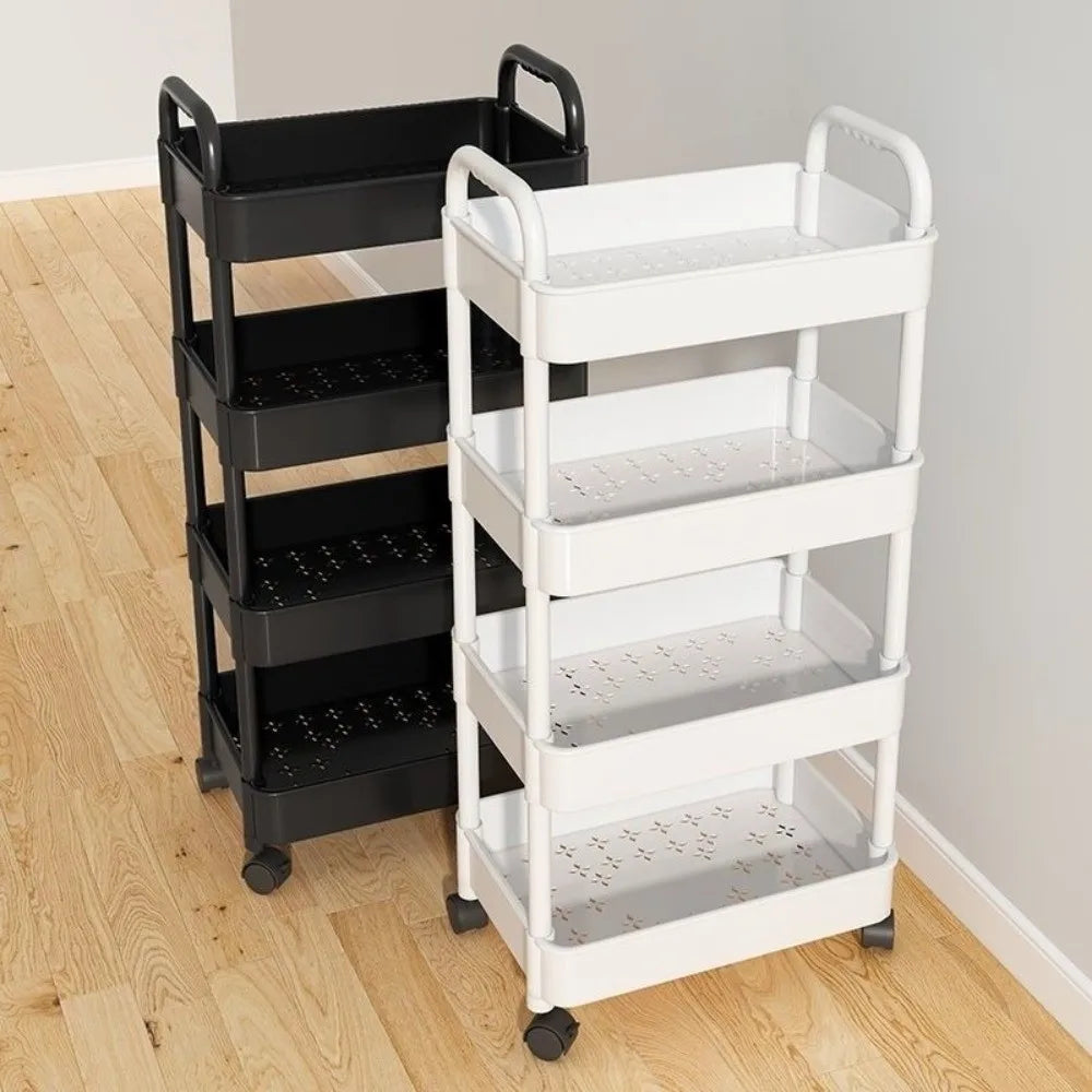 Mobile Storage Trolley – Large Capacity Snack & Kitchen Organizer Rack