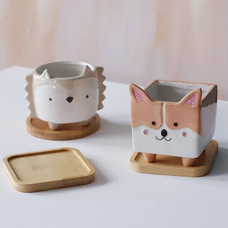 Natural Bamboo Coaster Tray