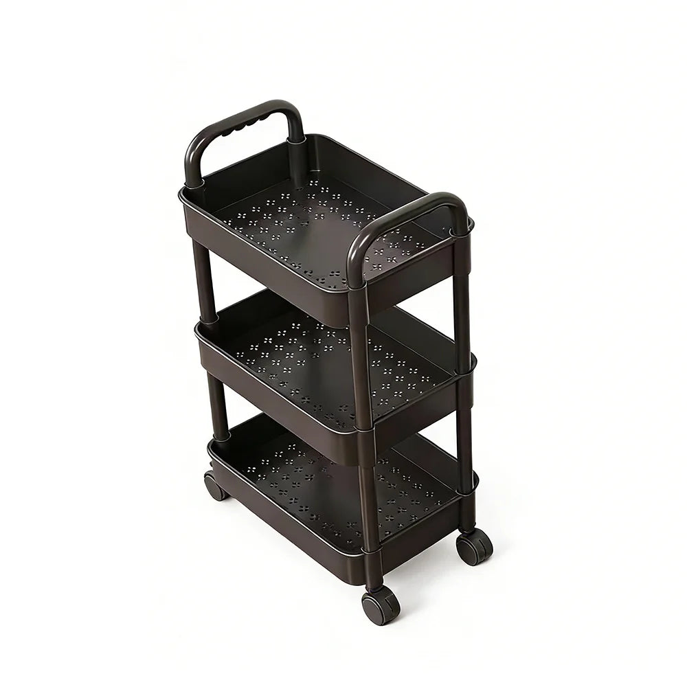 Mobile Storage Trolley – Large Capacity Snack & Kitchen Organizer Rack