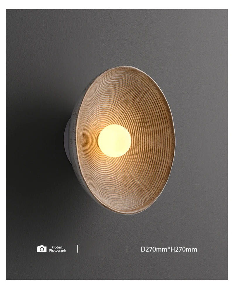 Nordic Wabi-Sabi LED Wall Lamp