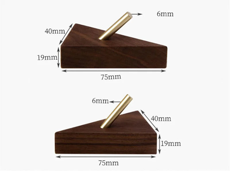 Elegant Brass & Wood Organizer for a Stylish Home
