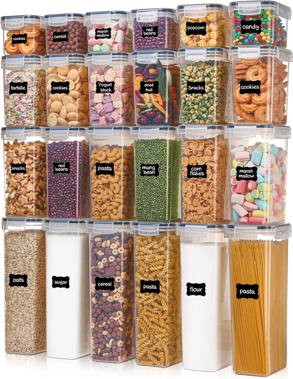 Transparent Airtight Grain Storage Container