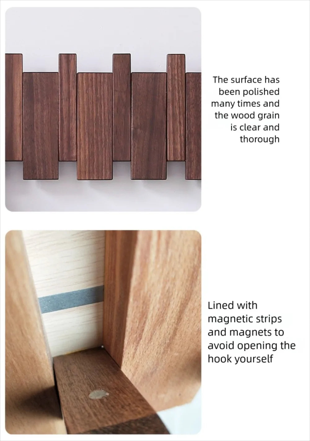 Modern Piano Key Wall Hooks