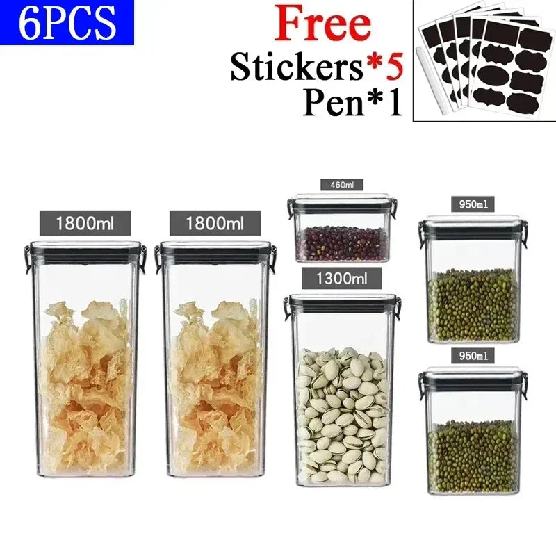 Airtight Kitchen Storage Jars