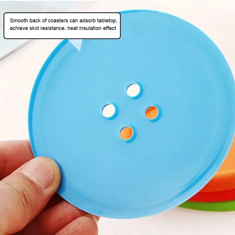Colorful Silicone Coaster for Cups