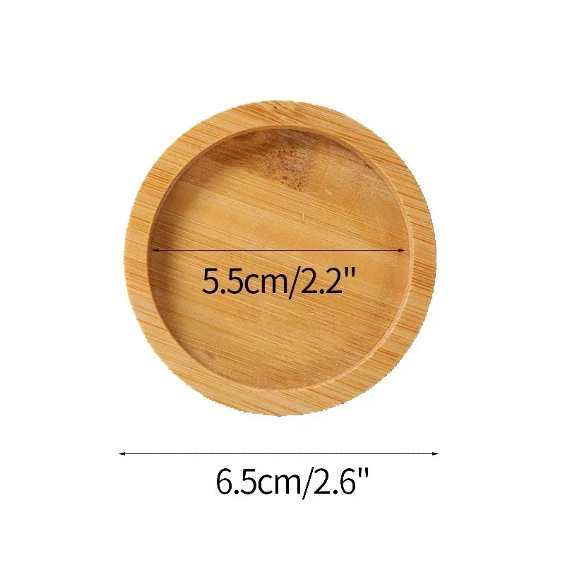 Natural Bamboo Coaster Tray