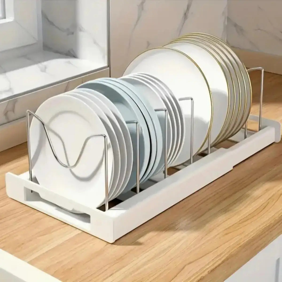 Expandable Pot & Pan Organizer with Adjustable Dividers