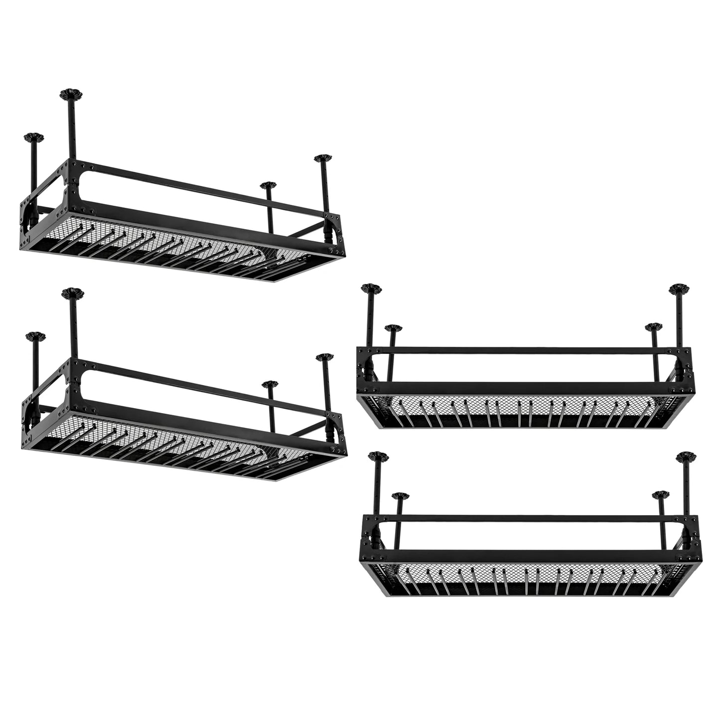 Metal Ceiling Mounted Hanging Wine Goblet Rack